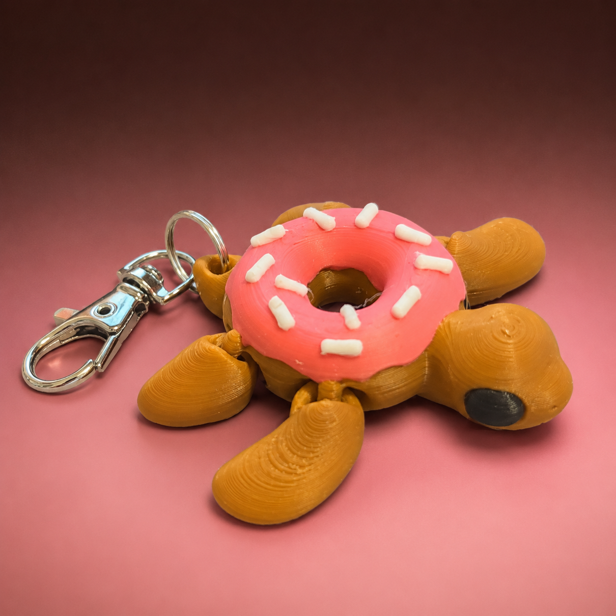 Pink Donut Turtle Mini