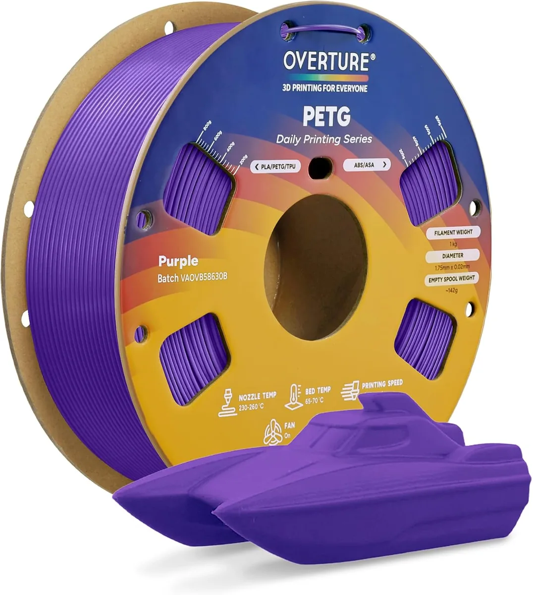 Purple filament