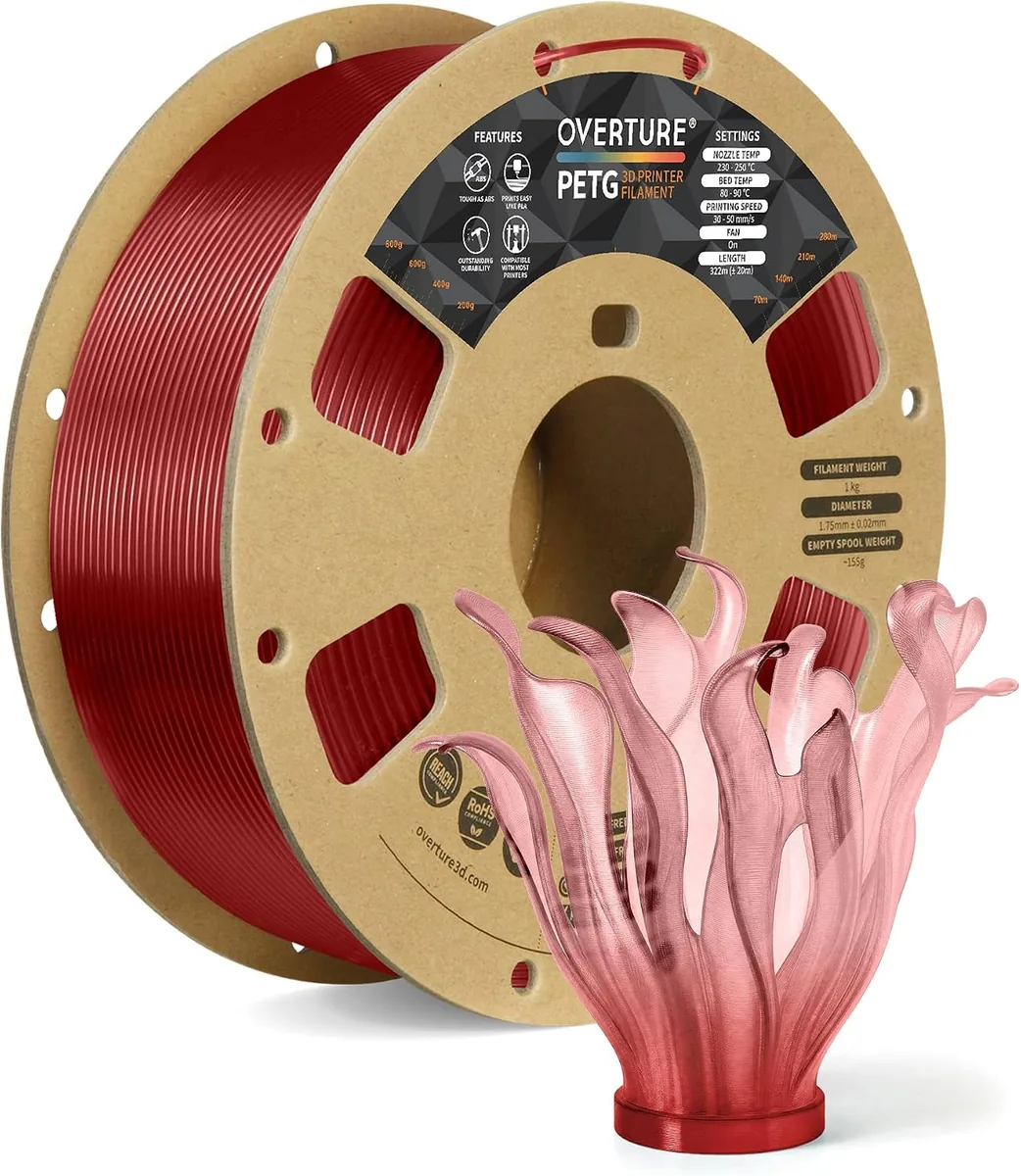 Transparent Red filament