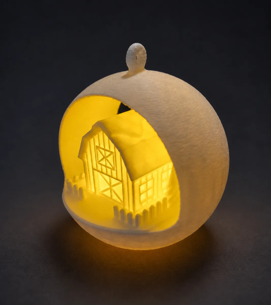 White Tealight Ornament