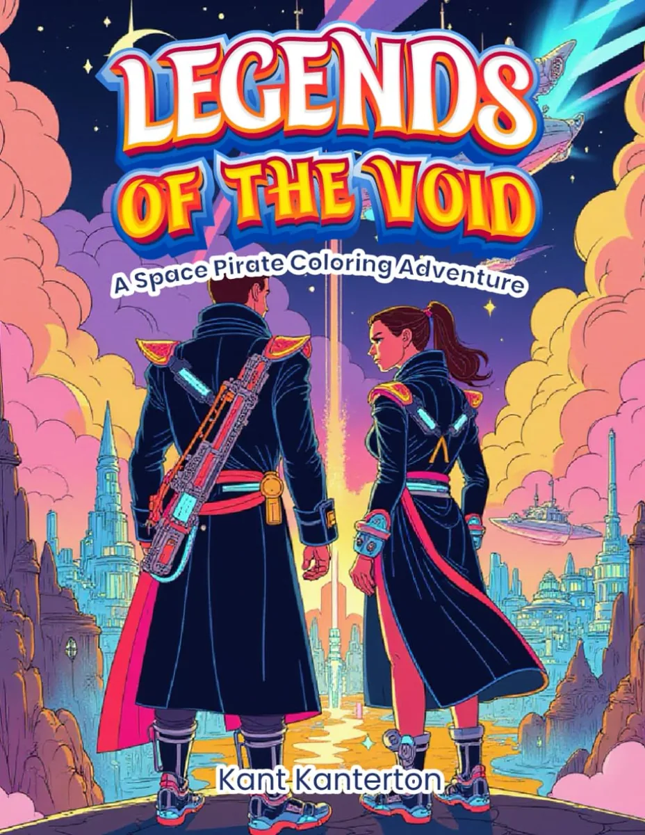 Legends of the Void: A Space Pirate Coloring Adventure