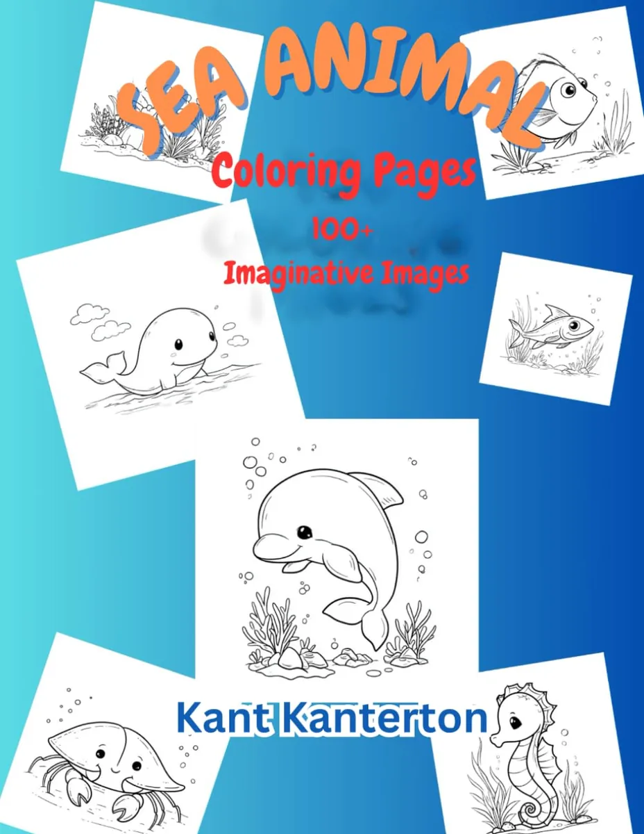 Sea Animal Coloring Book